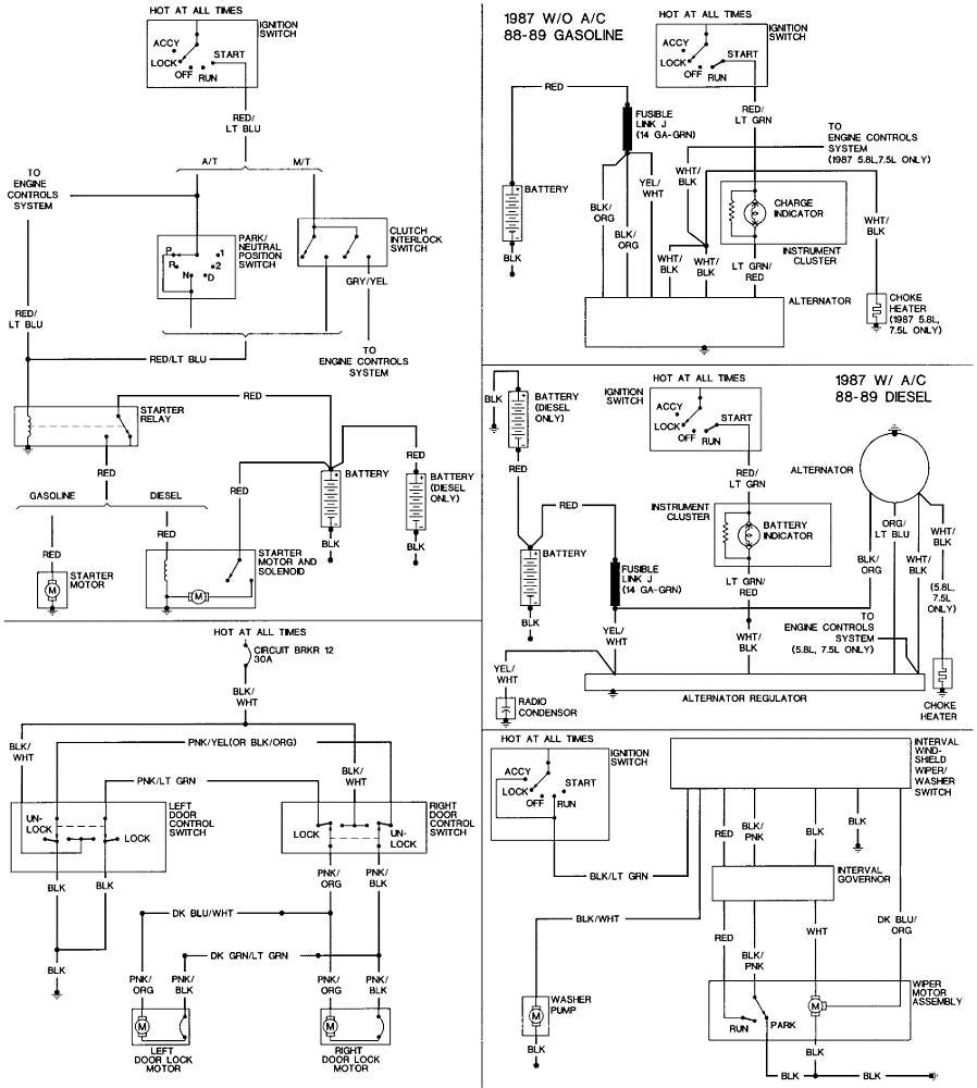 1993 Ford F350 Diesel Starter Solenoid Wiring Diagram from www.thedieselstop.com